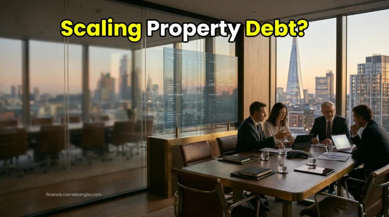 UK corporate finance strategy highlighting buy-to-let mortgages and property portfolio expansion for investors in London.