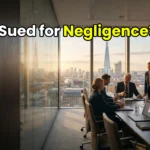 UK corporate insurance comparison highlighting public liability versus professional indemnity coverage for SMEs in London.