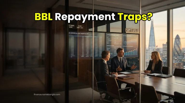 UK corporate finance analysis showing bounce back loan repayment strategies for SMEs in London.